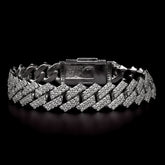 VVS Moissanite Diamond Cuban bracelet