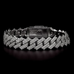 VVS Moissanite Diamond Cuban bracelet