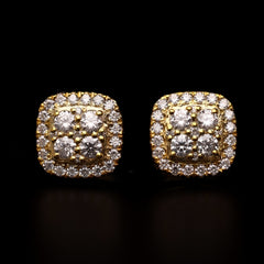 North Star Halo Earrings