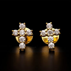 Cross Stud Earrings