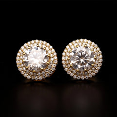 Lattice Stud Earrings