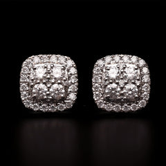 North Star Halo Earrings