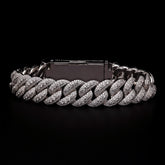 VVS Moissanite Diamond Fancy Cuban bracelet