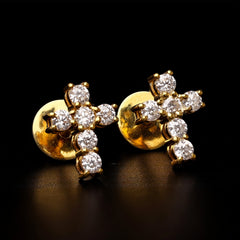 Cross Stud Earrings