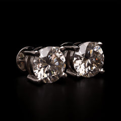 Classic VVS Moissanite Diamond Studs