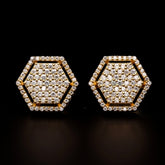 Ivory Grid Earrings
