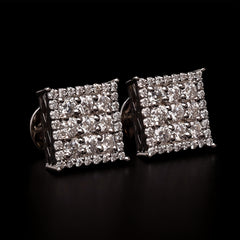Linear Square Earrings
