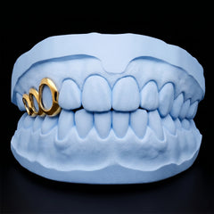 Open face triple cap Grillz