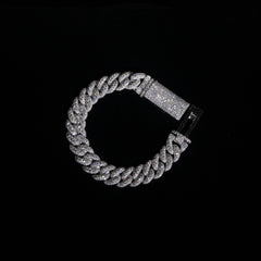 Moissanite Diamond Fancy Cuban bracelet