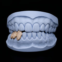 Iced triple cap grillz