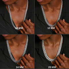 VVS Moissanite Diamond Cuban chain