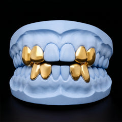 Solid double cap Grillz