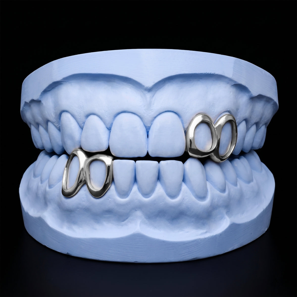 open face Double cap Grillz