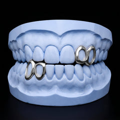 open face Double cap Grillz