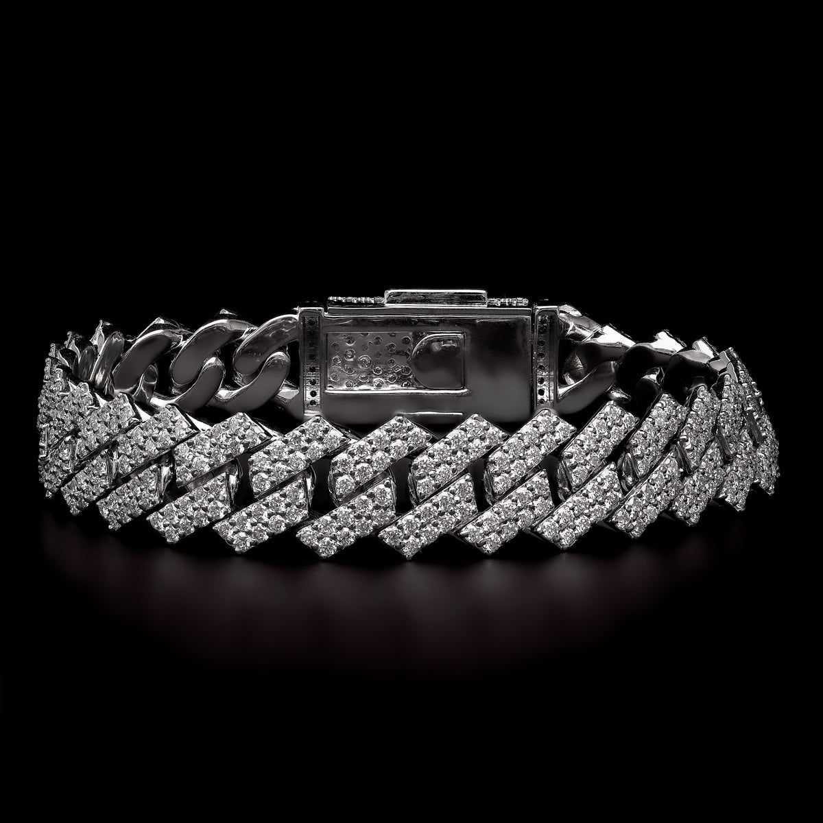VVS Moissanite Diamond Cuban bracelet