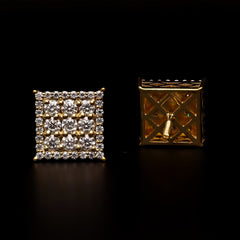 Linear Square Earrings