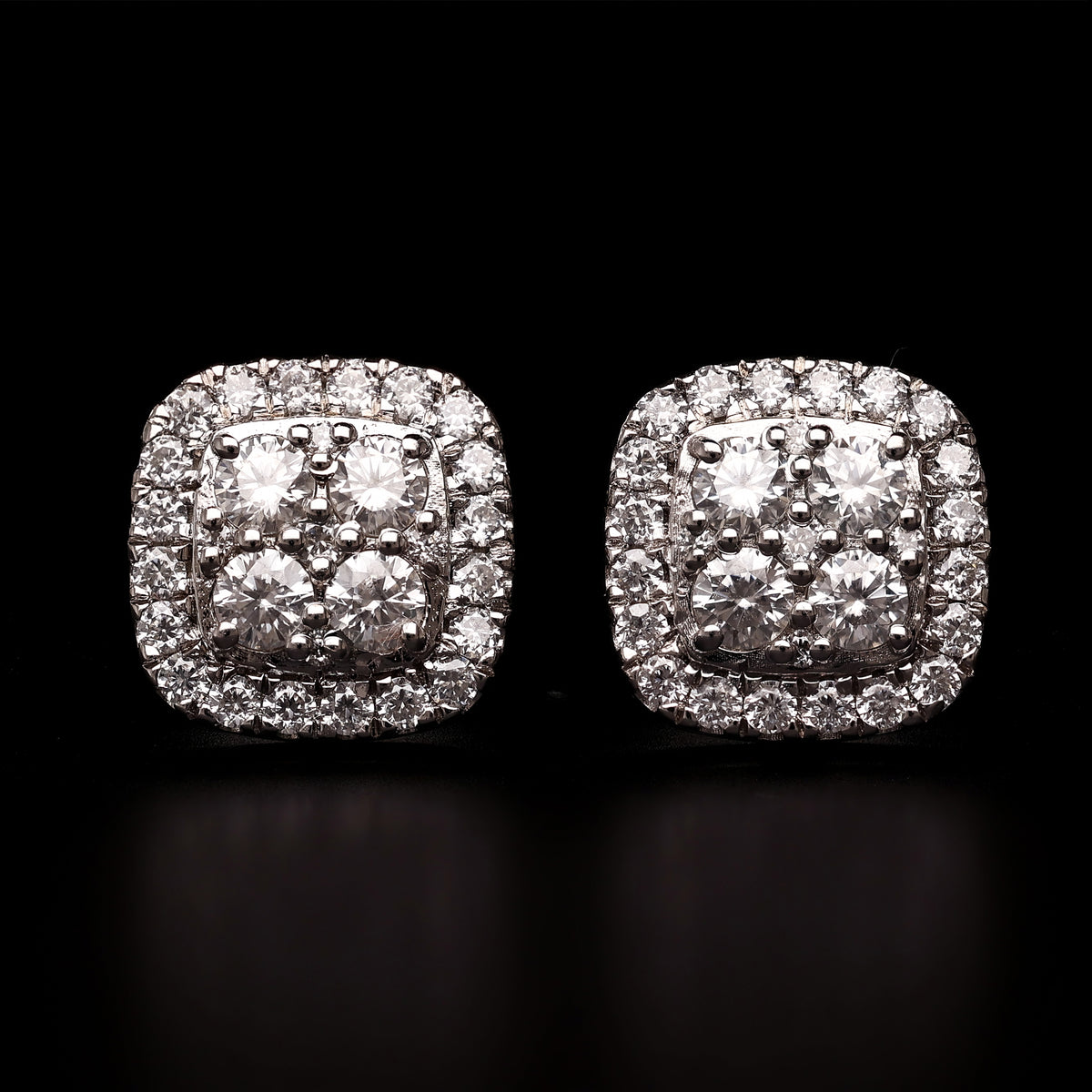 North Star Halo Earrings
