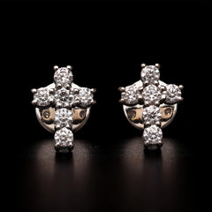 Cross Stud Earrings