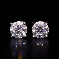 Classic VVS Moissanite Diamond Studs