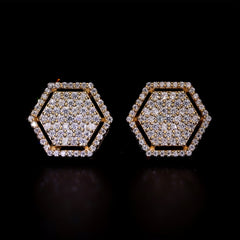 Ivory Grid Earrings
