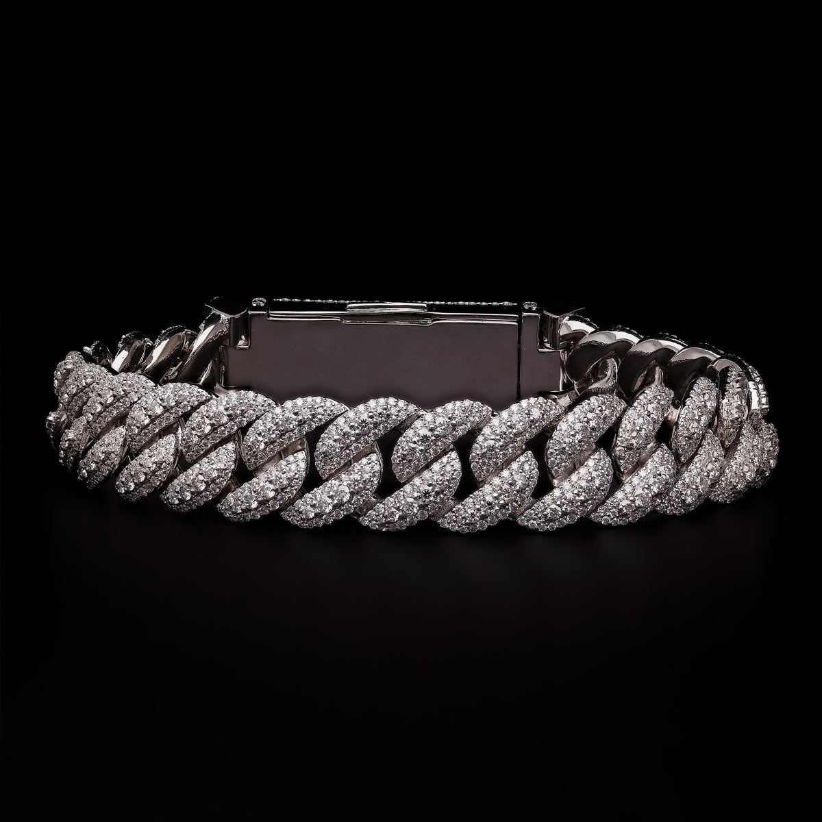 VVS Moissanite Diamond Fancy Cuban bracelet