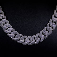 VVS Moissanite Diamond Fancy Cuban chain