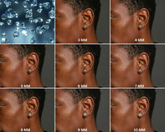 Classic VVS Moissanite Diamond Studs