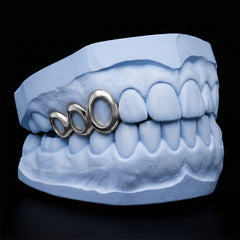 Open face triple cap Grillz