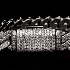 VVS Moissanite Diamond Cuban bracelet
