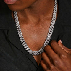VVS Moissanite Diamond Fancy Cuban chain