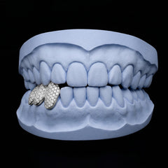 Iced triple cap grillz