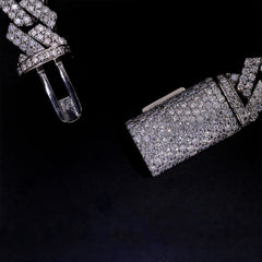 VVS Moissanite Diamond Cuban bracelet