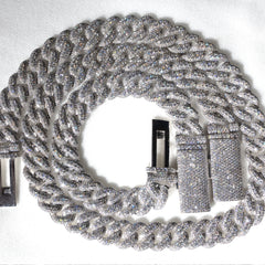 Moissanite Diamond Fancy Cuban Chain