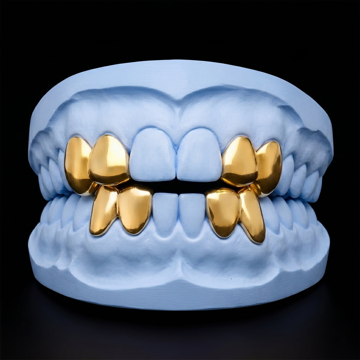 Solid double cap Grillz