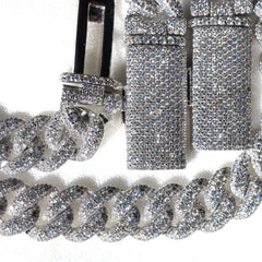 Moissanite Diamond Fancy Cuban bracelet