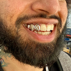 Iced-out Custom Cross Grillz